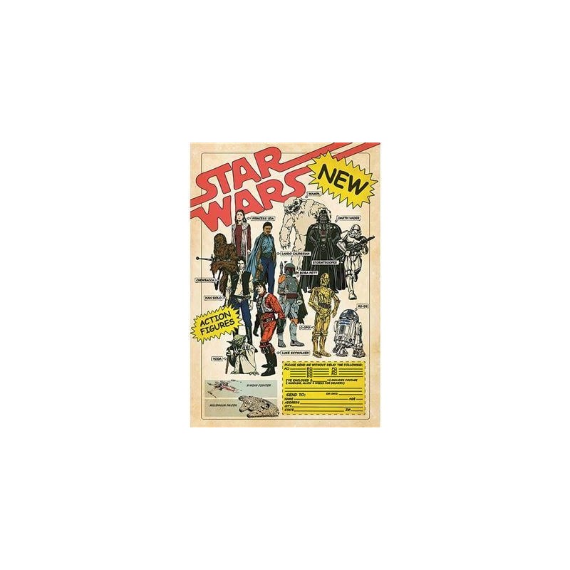 STAR WARS - Action Figures - Poster 61 x 91cm STAR WARS - Action Figures - Poster 61 x 91cm