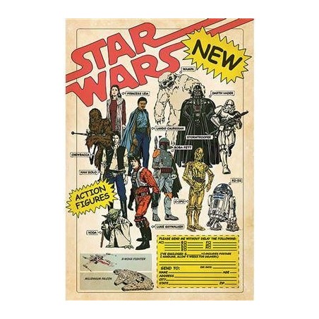 STAR WARS - Action Figures - Poster 61 x 91cm