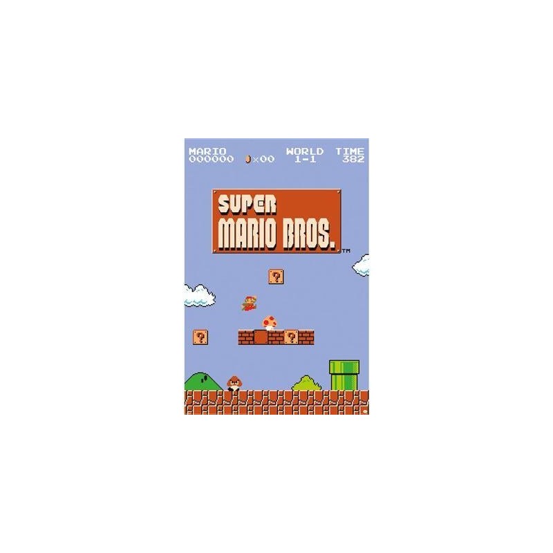 SUPER MARIO BROS - World 1-1 - Poster 61 x 91cm SUPER MARIO BROS - World 1-1 - Poster 61 x 91cm