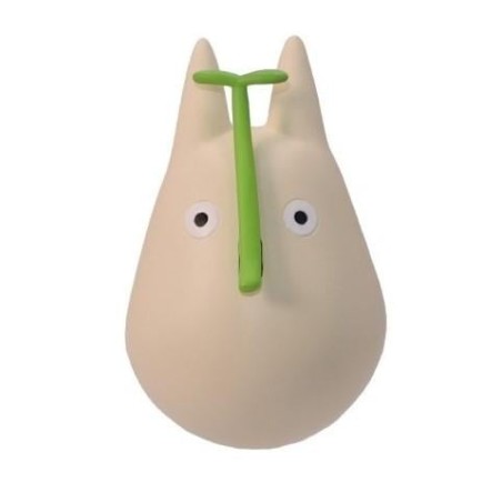 MON VOISIN TOTORO - Totoro Blanc avec feuille - Figurine Culbuto 4.9cm