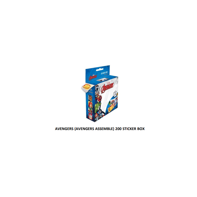 AVENGERS - Avengers Assemble - Boîte à stickers (200) AVENGERS - Avengers Assemble - Boîte à stickers (200)