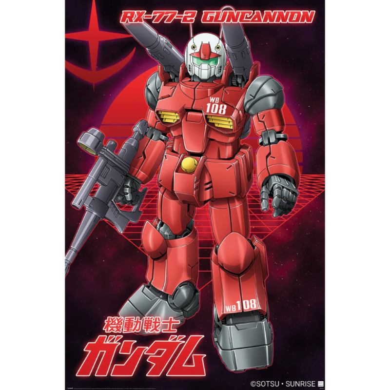 GUNDAM - Guncannon - Poster 61 x 91cm GUNDAM - Guncannon - Poster 61 x 91cm