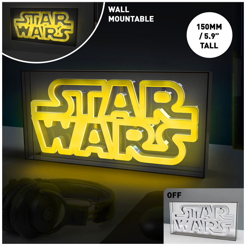 STAR WARS - Logo - Lampe Led Neon 15.5x30.5cm STAR WARS - Logo - Lampe Led Neon 15.5x30.5cm