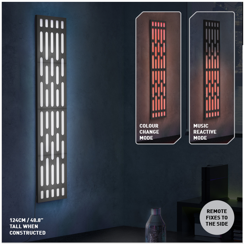 STAR WARS - Panneau Etoile de la Mort - Lampe Murale 124cm STAR WARS - Panneau Etoile de la Mort - Lampe Murale 124cm