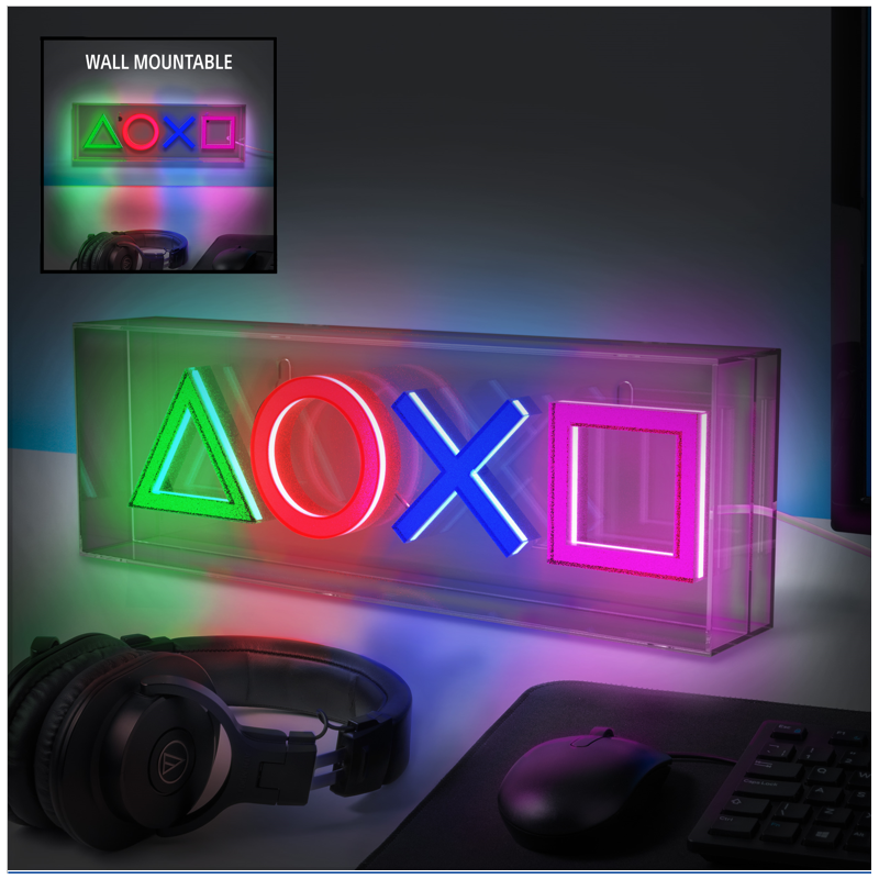 PLAYSTATION - Lampe Led Neon 9.96x29.8cm PLAYSTATION - Lampe Led Neon 9.96x29.8cm