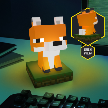 MINECRAFT - Renard - Lampe Icone 11cm