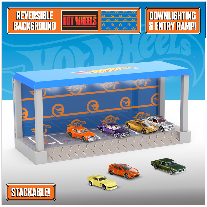 HOT WHEELS - Garage - Boite Display avec Lampe HOT WHEELS - Garage - Boite Display avec Lampe
