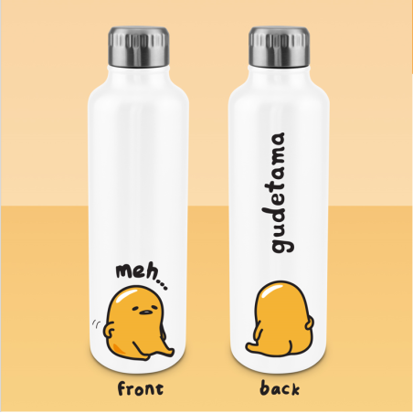 GUDETAMA - Bouteille d'eau en Métal 500ml