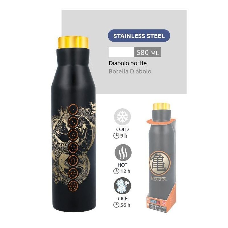 DRAGON BALL Z - Shenron - Bouteille en Acier Inoxydable Diabolo- 580ml DRAGON BALL Z - Shenron - Bouteille en Acier Inoxydable Diabolo- 580ml