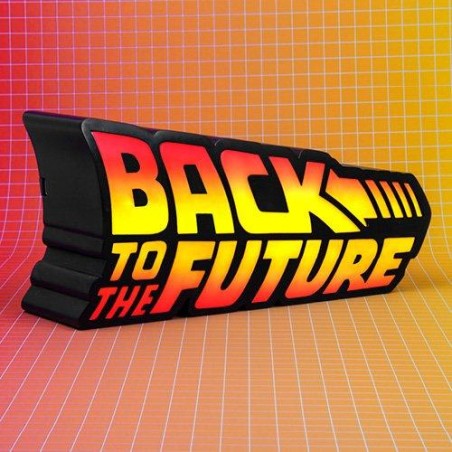 RETOUR VERS LE FUTURE - Logo Lampe - 28,5x15cm