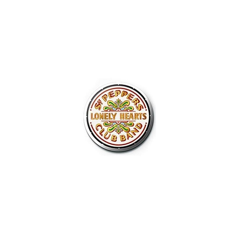 THE BEATLES - SGT Pepper Logo - Button Badge 25mm THE BEATLES - SGT Pepper Logo - Button Badge 25mm