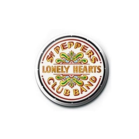 THE BEATLES - SGT Pepper Logo - Button Badge 25mm