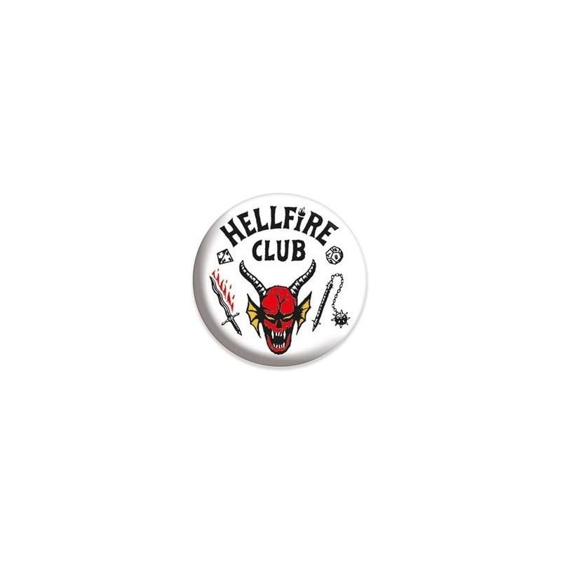 STRANGER THINGS 4 - Hellfire Club - Button Badge 25mm STRANGER THINGS 4 - Hellfire Club - Button Badge 25mm