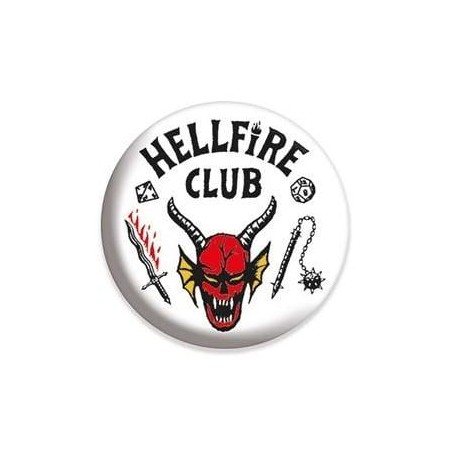 STRANGER THINGS 4 - Hellfire Club - Button Badge 25mm