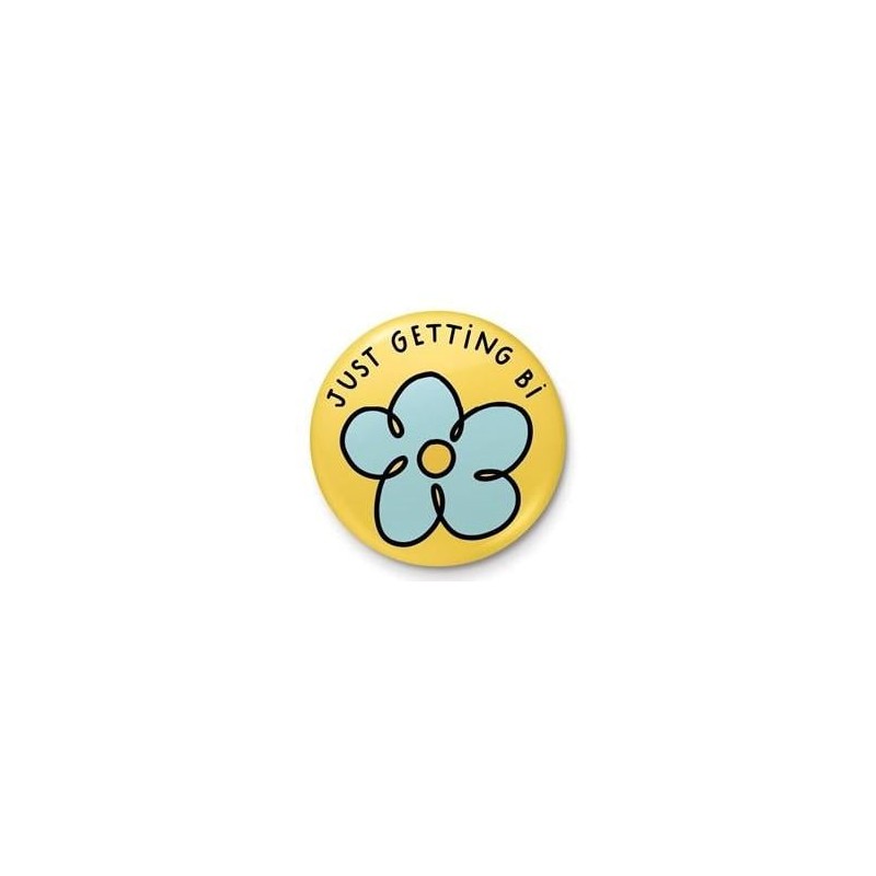 DIVERS - The Peach Fuzz "Getting Bi" - Button Badge 25mm DIVERS - The Peach Fuzz "Getting Bi" - Button Badge 25mm