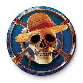 ONE PIECE NETFLIX - Logo Chapeau de Paille - Button Badge 25mm