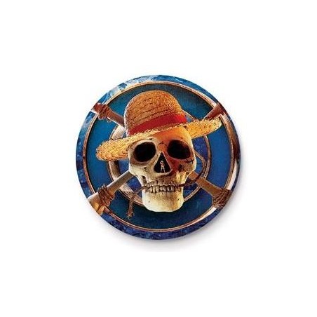 ONE PIECE NETFLIX - Logo Chapeau de Paille - Button Badge 25mm