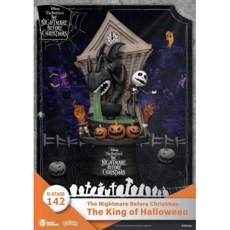 L'ETRANGE NOEL DE MONSIEUR JACK -Roi D'Halloween -Diorama D-Stage 15cm