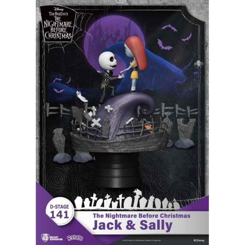 L'ETRANGE NOEL DE MONSIEUR JACK - Jack & Sally - Diorama D-Stage 15cm L'ETRANGE NOEL DE MONSIEUR JACK - Jack & Sally - Diorama D-Stage 15cm
