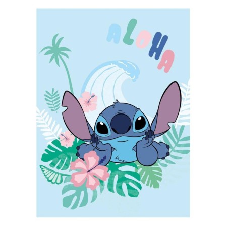 DISNEY - Couverture Flanelle 110x150cm - Aloha Stitch