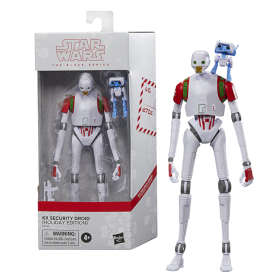 STAR WARS -Droide de Sécurité KX (Holiday Ed.) -Fig. Black Series 15cm