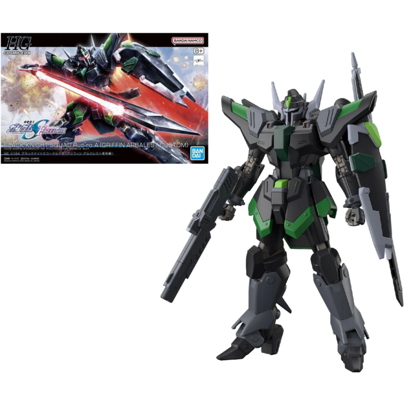 GUNDAM - HG 1/144 Black Knight Squad Rud-ro.A (Tentative) - Model Kit GUNDAM - HG 1/144 Black Knight Squad Rud-ro.A (Tentative) - Model Kit