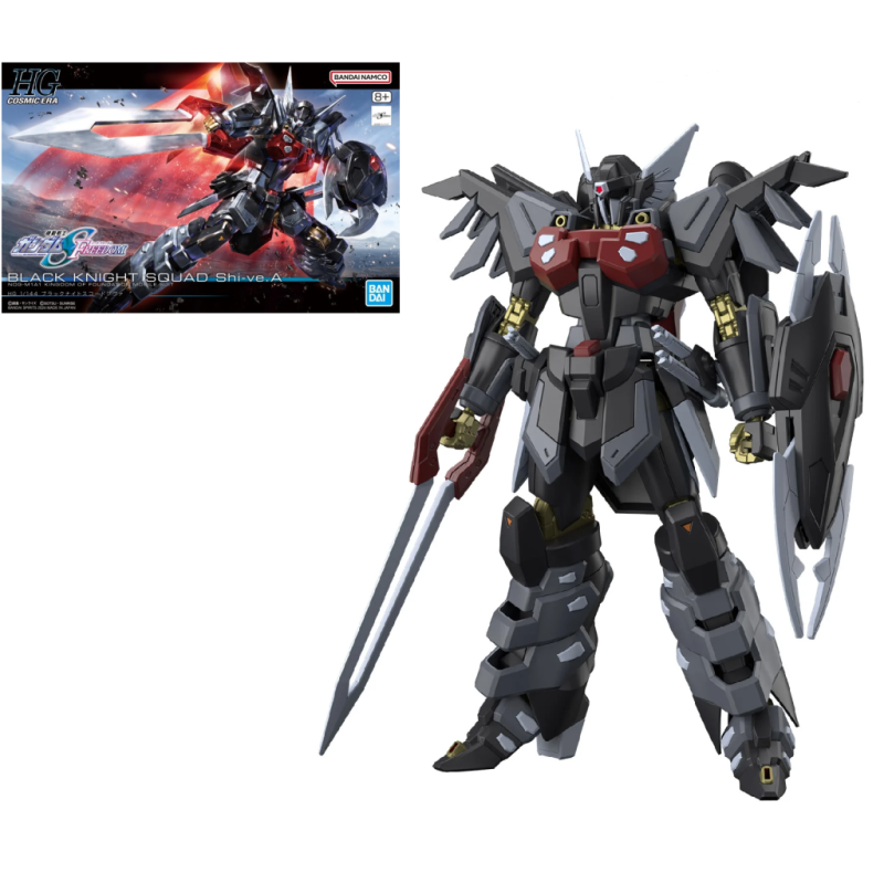 GUNDAM - HG 1/144 Black Knight Squad Shi-ve.A - Model Kit GUNDAM - HG 1/144 Black Knight Squad Shi-ve.A - Model Kit