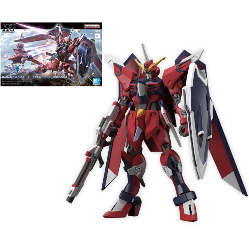 GUNDAM - HG 1/144 Immortal Justice Gundam - Model Kit GUNDAM - HG 1/144 Immortal Justice Gundam - Model Kit