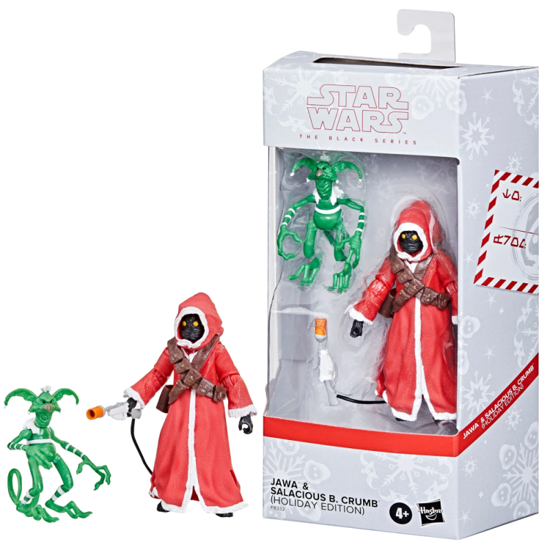 STAR WARS - Jawa & Salacious (Holiday Edition) -Fig. Black Series 15cm STAR WARS - Jawa & Salacious (Holiday Edition) -Fig. Black Series 15cm
