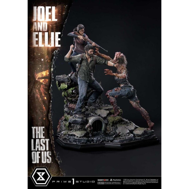 THE LAST OF US - Joel & Ellie - Statuette Premium Masterline 73cm THE LAST OF US - Joel & Ellie - Statuette Premium Masterline 73cm