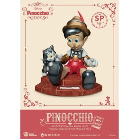 DISNEY -Pinocchio "Wooden Vers." -Statue Master Craft Special Ed. 27cm