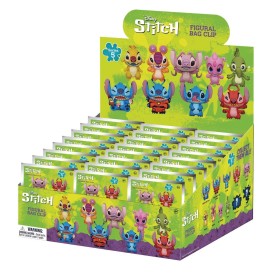 DISNEY - Stitch -  Serie 5 - 3D Foam Bag Clip (Display 24 Pcs)