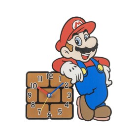 SUPER MARIO - Mario & Brick - Horloge Murale Métal