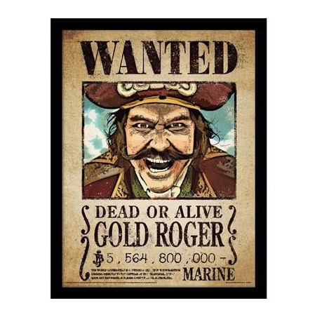 ONE PIECE NETFLIX - Gold Roger - Impression encadrée 30x40cm