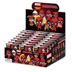 MARVEL - Deadpool Serie 3 - 3D Foam Bag Clip (Display 24 Pcs)