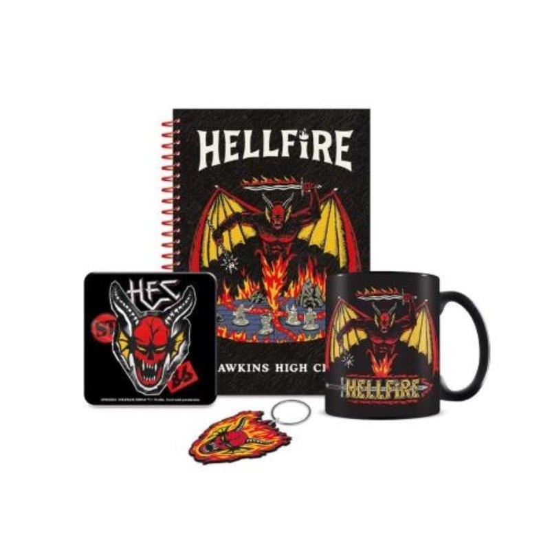 STRANGER THINGS - Bumper Gift Set -Mug, sous verre, Porte-clé & Carnet STRANGER THINGS - Bumper Gift Set -Mug, sous verre, Porte-clé & Carnet