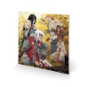 NARUTO - Fallen Leaves and F.Comrades - Impression sur bois 30X30cm