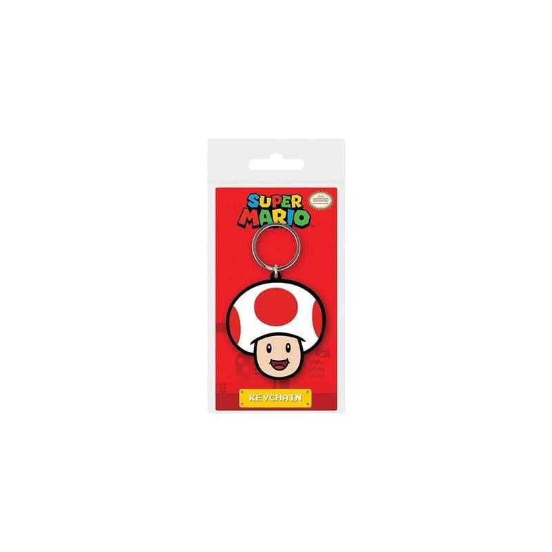 SUPER MARIO - Toad - Porte-clés en PVC