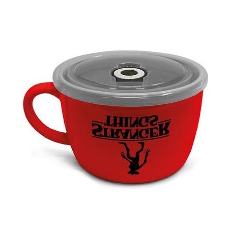 STRANGER THINGS - Logo - Tasse à soupe avec couvercle 600ml