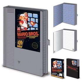 SUPER MARIO BROS NES - Cartouche - Cahier A5 Premium