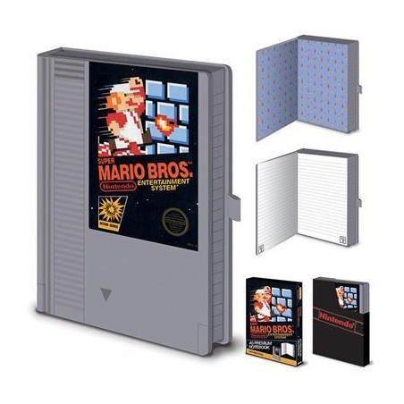 SUPER MARIO BROS NES - Cartouche - Cahier A5 Premium