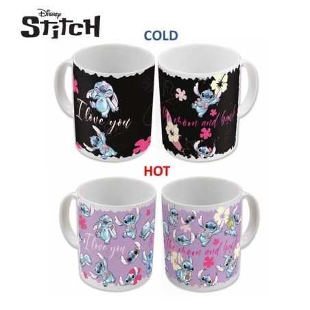 STITCH - I Love U - Mug Thermoréactif - 325ml