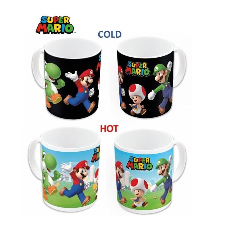 SUPER MARIO - Team - Mug Thermoréactif - 325ml SUPER MARIO - Team - Mug Thermoréactif - 325ml