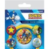 SONIC - Speed Team - Pack 5 Badges