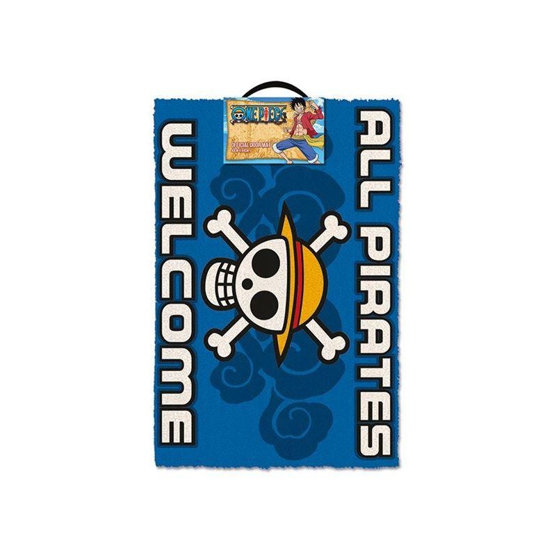 ONE PIECE - Paillasson 40X60 - All Pirates Welcome ONE PIECE - Paillasson 40X60 - All Pirates Welcome