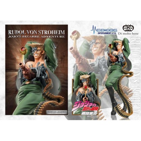 JOJO PART 2 - Rudol Von Stroheim - Statuette Legend 18cm