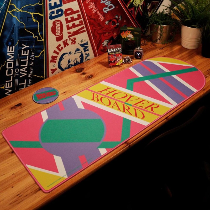 RETOUR VERS LE FUTURE - Hoverboard - Tapis de Bureau XL + 1 Sous-Verre RETOUR VERS LE FUTURE - Hoverboard - Tapis de Bureau XL + 1 Sous-Verre