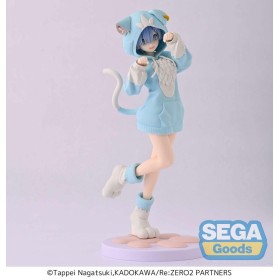 RE ZERO - Rem "Mofumofu Pack" - Statuette Luminasta 21cm