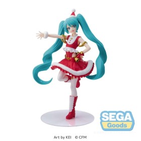 HATSUNE MIKU - Noël 2023 - Statuette Luminasta 20cm