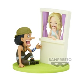 ONE PIECE - Usopp & Kaya - Figurine WCF-Log Stories 7cm